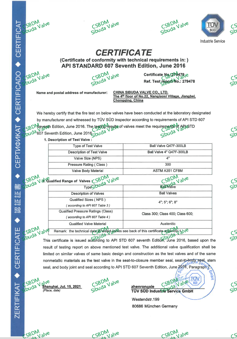 TUV_API607_Сертификат_Антипожарный_Кульовые_Клапаны